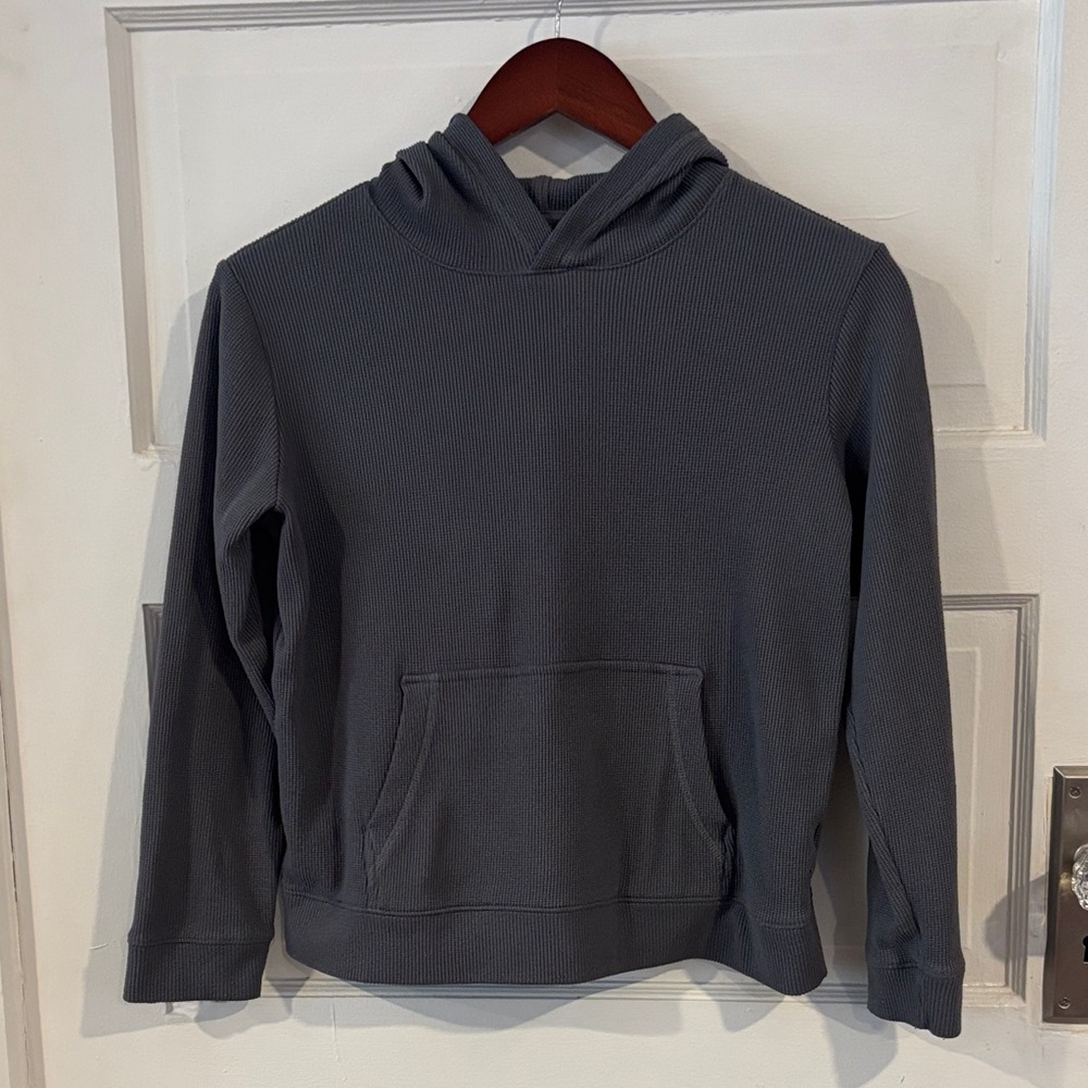 Abercrombie Kids Size 11/12 Charcoal Thermal Hoodie